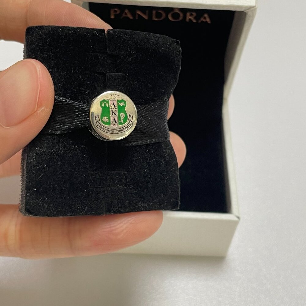 Pandora AKA Charm Alpha Kappa Alpha Sorority Pendant Charm